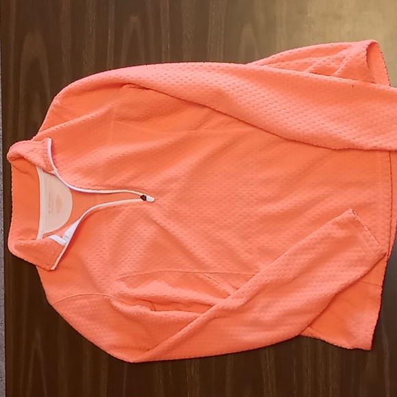 Tek Gear M Pullover Jacket SUPER BRIGHT Orange!! - Picture 1 of 3